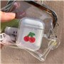 Wudaizhi Petit Sac de Rangement Transparent à Pince en Fer - Porte-Monnaie Multifonction pour Petits Objets et Rouge à lèvres - 