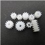 1 jeu d'engrenages de moteur à quatre roues motrices for arbre principal de 1,5 × 2 × 3 mm, jeu de vis sans fin en plastique, en