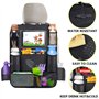 EABEAHZZ Organiseurs Siège Auto pour Peugeot 108 208 2014-2024, 2 Pièces Sac Rangement Multifonction Voiture, Protège-Siège Arri