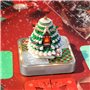 Calendrier 3D 2025 Pièce de Noël Calendrier 272 feuilles de papier sculpture Noël TAPT ARTSSY DES ARSTES AVEC LEUR LED ＆ COUVERT