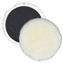 ISOYTERO 2PCS Pads Puffing 5 Pouces Auto-adhésif Tampon de Polissage en Laine épaissante utilisée avec Ponceuse/polisseuse en or