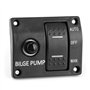 Interrupteur À Bascule De Pompe De Cale, Pompe De Cale Automatique 12v,Panneau De Commutateur De Pompe De Cale À 3 Voies Auto/Ar