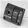 Interrupteur À Bascule De Pompe De Cale, Pompe De Cale Automatique 12v,Panneau De Commutateur De Pompe De Cale À 3 Voies Auto/Ar