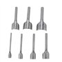 Ensemble de poinçons creux demi-rond 7 pièces outil de poinçon en cuir outils d'artisanat en cuir poinçon de coupe en cuir pour 