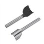 Ensemble de poinçons creux demi-rond 7 pièces outil de poinçon en cuir outils d'artisanat en cuir poinçon de coupe en cuir pour 