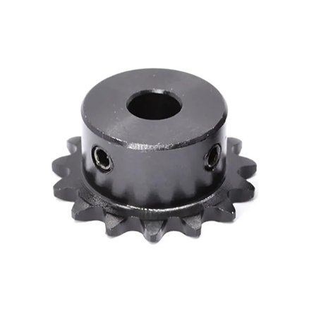 Roue dentée - 1 pièce 04C 25H - 14/15/16/17 dents - Roue dentée à entraînement industriel - Alésage 6/8/10/12/14/15 mm pour chaî
