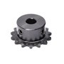Roue dentée - 1 pièce 04C 25H - 14/15/16/17 dents - Roue dentée à entraînement industriel - Alésage 6/8/10/12/14/15 mm pour chaî