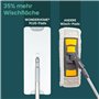WONDERHOME Set de serpillères avec seau - Balai avec système innovant à 3 compartiments - Essuie-glace avec grand seau de nettoy