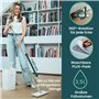 WONDERHOME Set de serpillères avec seau - Balai avec système innovant à 3 compartiments - Essuie-glace avec grand seau de nettoy