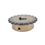 Roue dentée - 1 pièce 08B - 15 dents - Pignon de chaîne de précision industrielle 45# en acier 15T - Alésage de roue de chaîne 1
