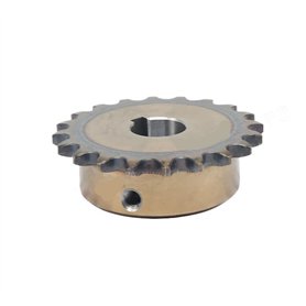 Roue dentée - 1 pièce - 17T-20T 06B - Pignon de chaîne à entraînement industriel de précision - 17 18 19 - 20 dents - 45# - Alés