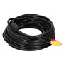 Câble Audio Vidéo de Vidéosurveillance Connecteur + DC 2 en 1 Cordon D'alimentation Vidéo pour Lecteur DVD de Caméra de Surveill