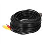 Câble Audio Vidéo de Vidéosurveillance Connecteur + DC 2 en 1 Cordon D'alimentation Vidéo pour Lecteur DVD de Caméra de Surveill