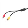 Câble Audio Vidéo de Vidéosurveillance Connecteur + DC 2 en 1 Cordon D'alimentation Vidéo pour Lecteur DVD de Caméra de Surveill