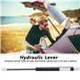 Tige de Support Hydraulique, Levier de Levage D'amortisseur à Ressort à Gaz en Tube D'acier, pour Support de Retournement pour C