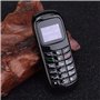 01 Numéroteur, téléphone, Mini téléphone SIM, Casque de numérotation pour Studens pour Enfants(Black)