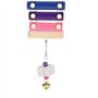 2 Pièces Suspendus Poulet Son Jouets Poulet Xylophone Jouet Poulet Balançoire Jouets Suspendu Poulet Picorer Jouets pour Poules 