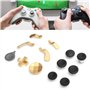 fasient1 Kit de Manettes de Jeu pour One Elite Series 2, Manette de Jeu de Remplacement en Métal(d'or)