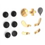 fasient1 Kit de Manettes de Jeu pour One Elite Series 2, Manette de Jeu de Remplacement en Métal(d'or)