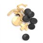 fasient1 Kit de Manettes de Jeu pour One Elite Series 2, Manette de Jeu de Remplacement en Métal(d'or)