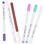 Stylo en Tissu Effaçable à L'air et Ensemble de Stylos Effaçables à L'eau, Stylo de Marquage à Encre Disparaissant 6 Pièces, Mar
