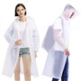 Gisqis 5 Pièces Poncho Pluie Imperméable Cape de Pluie Homme Poncho de Pluie Femme Veste Coupe-pluie Manteaux Anti-Pluie Randonn