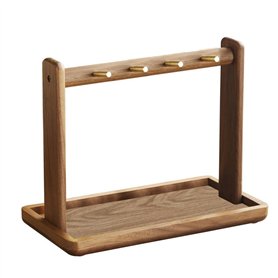 WFchenj222-6 Bol à clés pour Table d'entrée Rangement De Clés en Bois Ornement Porte D'entrée Meuble À Chaussures Plateau Rangem