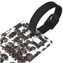 Dachshund Weiner Étiquettes à bagages avec couverture d'intimité arrière complète pour animal domestique