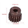 Engrenage à Pignon en Acier 3 Pièces 48DP 17T Compatible avec Moteur sans Balai/brossé pour Voiture