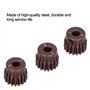 Drfeify Pignon de Moteur RC, Engrenage à Pignon en Acier 3 Pièces 48DP 17T Compatible avec Moteur sans Balai/brossé pour Voiture
