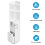 Cerlingwee Armoire de Rangement pour Salle de Bain, Meuble de Rangement pour Toilettes Support pour Papiers Toilettes Colonne Ar