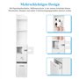 Cerlingwee Armoire de Rangement pour Salle de Bain, Meuble de Rangement pour Toilettes Support pour Papiers Toilettes Colonne Ar