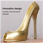 CHICIRIS Chaussure Porte Bouteille,7,9 X 3,9 X 7,5 Pouces Casier à Vin Innovant en Forme De Chaussure à Talons Hauts Porte-Boute