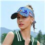Hockey Elements Chapeau de soleil pour adulte à motifs créatifs réglable et ajouré, chapeau de soleil tendance pour le sport, co