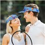 Hockey Elements Chapeau de soleil pour adulte à motifs créatifs réglable et ajouré, chapeau de soleil tendance pour le sport, co