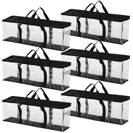 DaxXin Lot de 6 sacs de rangement pour DVD
