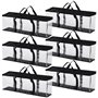 DaxXin Lot de 6 sacs de rangement pour DVD