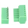 ViaGasaFamido 10 Paires de Borniers à Vis 6 Broches Bornier à Vis 15EDG 3.81mm Pas Mâle Femelle Bornes Enfichables Fil Ampère Mo
