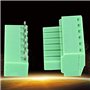 ViaGasaFamido 10 Paires de Borniers à Vis 6 Broches Bornier à Vis 15EDG 3.81mm Pas Mâle Femelle Bornes Enfichables Fil Ampère Mo
