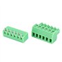 ViaGasaFamido 10 Paires de Borniers à Vis 6 Broches Bornier à Vis 15EDG 3.81mm Pas Mâle Femelle Bornes Enfichables Fil Ampère Mo