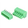 ViaGasaFamido 10 Paires de Borniers à Vis 6 Broches Bornier à Vis 15EDG 3.81mm Pas Mâle Femelle Bornes Enfichables Fil Ampère Mo