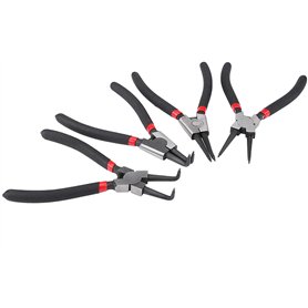4 Pièces 7 Pouces Pince à Anneau élastique Ensemble Pince à Circlips Pince à Circlips Externe Robuste Interne Kit D'outils Annea