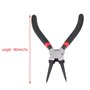 4 Pièces 7 Pouces Pince à Anneau élastique Ensemble Pince à Circlips Pince à Circlips Externe Robuste Interne Kit D'outils Annea