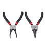 4 Pièces 7 Pouces Pince à Anneau élastique Ensemble Pince à Circlips Pince à Circlips Externe Robuste Interne Kit D'outils Annea