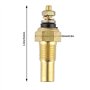 Ebtools Jauge de Température D'eau 12V Kit de Jauge de Température de Liquide de Refroidissement Jauge de Température D'eau Univ
