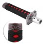 Pommeau de Levier de Vitesse Katana Samurai Sword Shifter avec 4 Adaptateurs, Ajustement Universel pour la Plupart des Transmiss