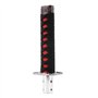 01 Pommeau de Levier de Vitesse Japonais Katana Samurai Sword Shifter, 4 Adaptateurs Universels pour la Plupart des Transmission