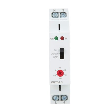 GRT8‑LS Relais de Temporisation Relais de Temporisation D'arrêt Multifonction AC230V Équipement de Contrôle de Distribution d'al
