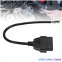 Câble ABS 16Pin OBD2, Adaptateur de Prise OBD2 16Pin Connecteur de Câble Mâle Raccord D'outil de Diagnostic pour ELM327 Extensio