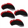 Couvre-tête de Club de Golf, 10 Pièces Un Ensemble Néoprène + Cuir Artificiel Couvre-tête de Club de Golf Ensemble D'étui de Pro